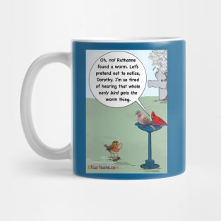 Bird bragging Mug